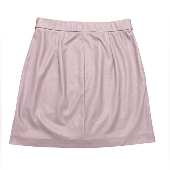 NWOT, Dynamite, Light Pink Faux Leather Skirt, Large - Picture 6 of 9